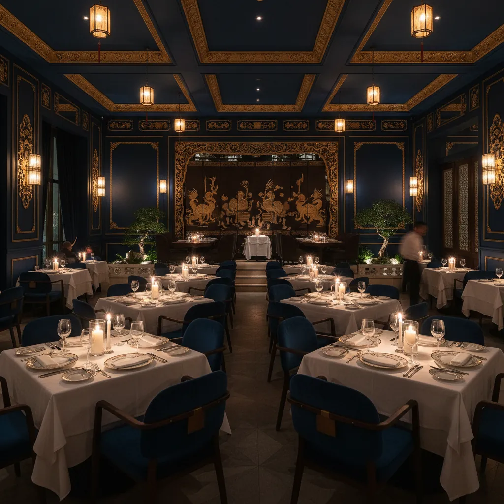 Sfeervolle dining room van Restaurant Empire Woerden